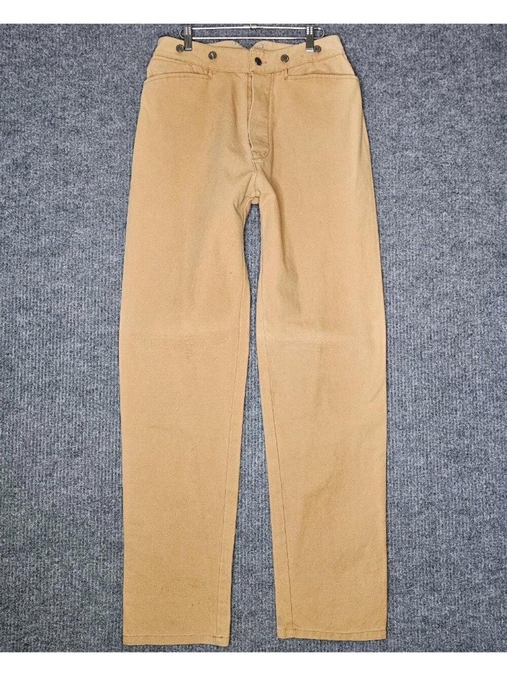 Wah Maker Pants Womens sz 16 30x 35 Long Brown Heavy Canvas Saddle Pant Western
